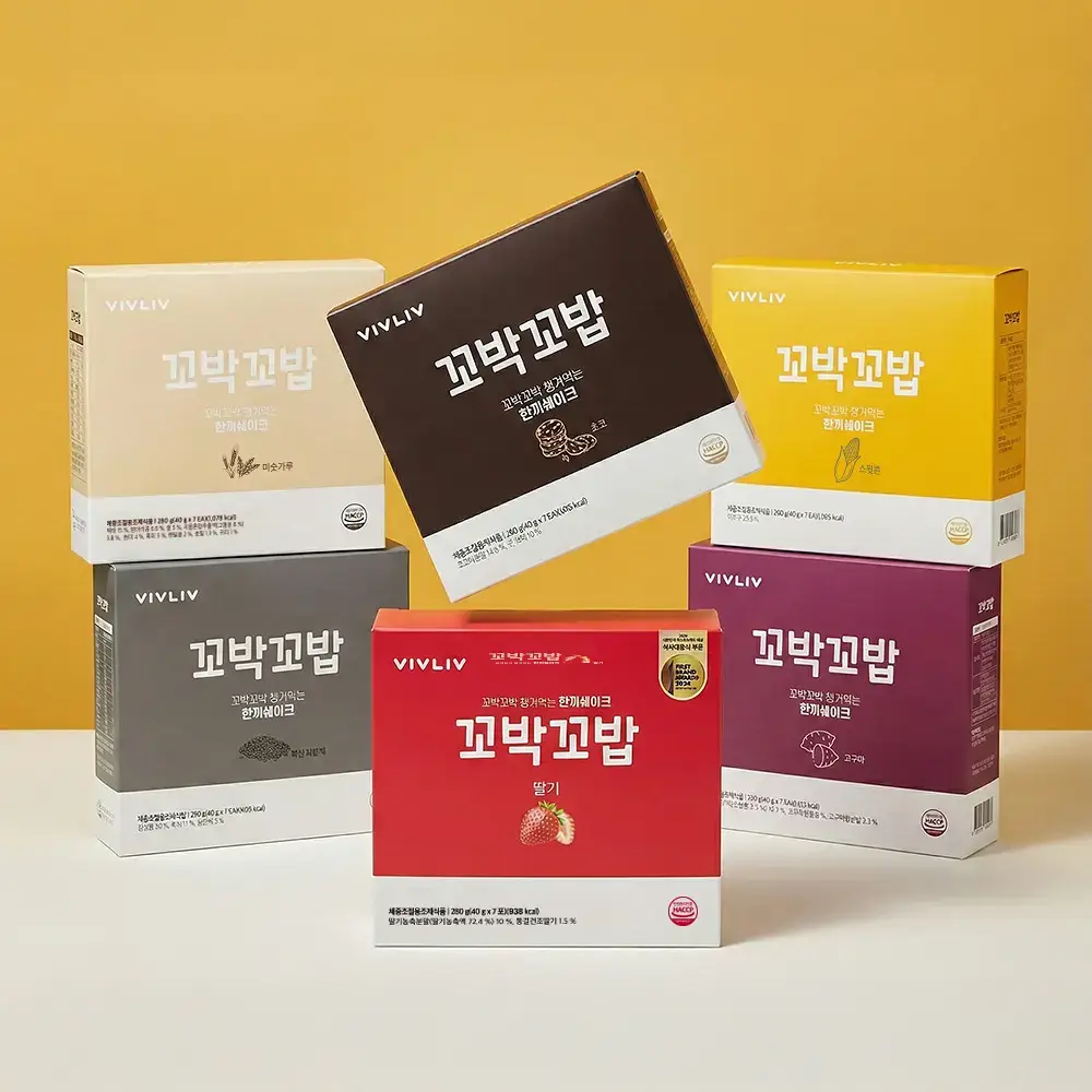 [심으뜸PICK] 비브리브 꼬박꼬밥 단백질쉐이크 10종 택1 (2BOX/4BOX)